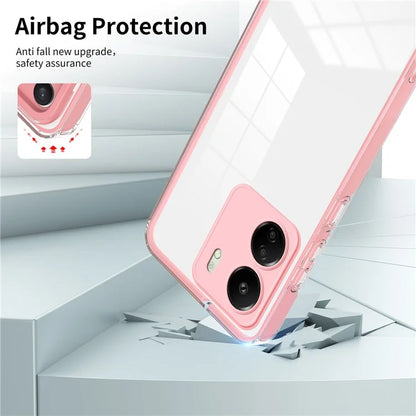 For Xiaomi Redmi 13C 4G / Poco C65 4G Clear Case TPU + PC Phone Cover