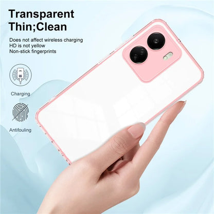 For Xiaomi Redmi 13C 4G / Poco C65 4G Clear Case TPU + PC Phone Cover