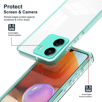 For Xiaomi Redmi 13C 4G / Poco C65 4G Clear Case TPU + PC Phone Cover