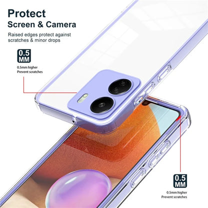 For Xiaomi Redmi 13C 4G / Poco C65 4G Clear Case TPU + PC Phone Cover