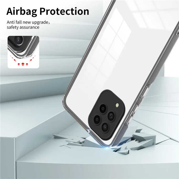 For Samsung Galaxy M53 5G Case Colorful Frame Clear Back Phone Cover