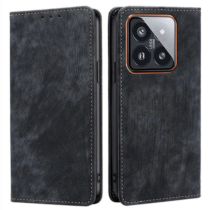 For Xiaomi 14 Pro Case Phone Shell RFID Blocking Wallet Leather Mobile Phone Cover