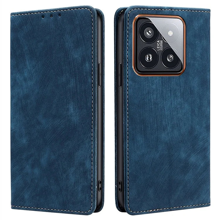 For Xiaomi 14 Pro Case Phone Shell RFID Blocking Wallet Leather Mobile Phone Cover