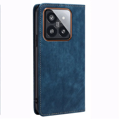 For Xiaomi 14 Pro Case Phone Shell RFID Blocking Wallet Leather Mobile Phone Cover