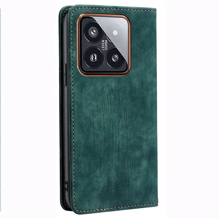 For Xiaomi 14 Pro Case Phone Shell RFID Blocking Wallet Leather Mobile Phone Cover