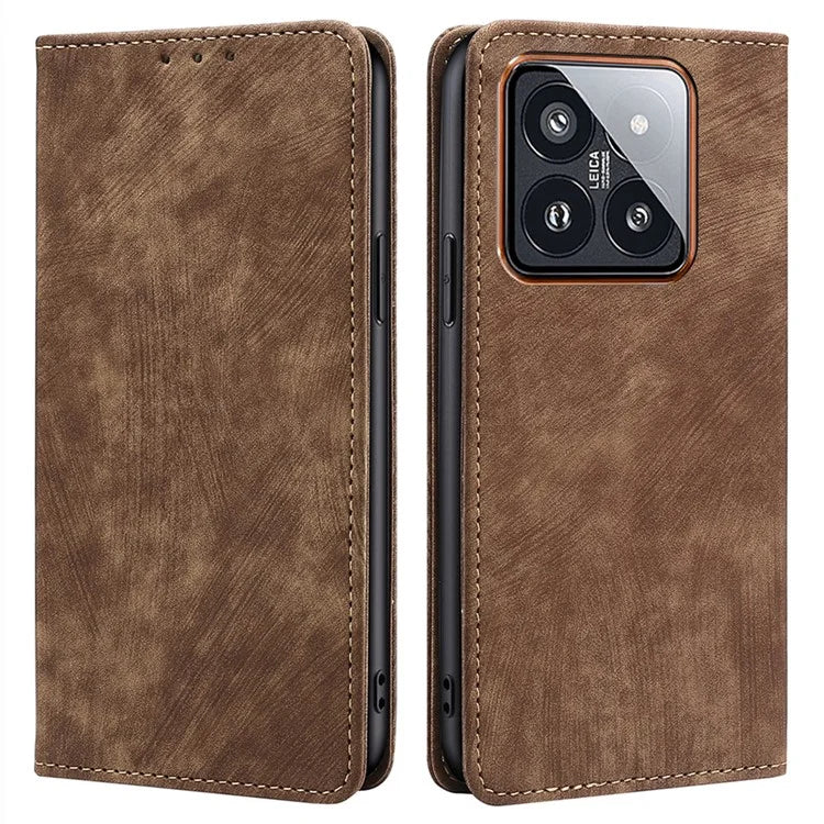 For Xiaomi 14 Pro Case Phone Shell RFID Blocking Wallet Leather Mobile Phone Cover