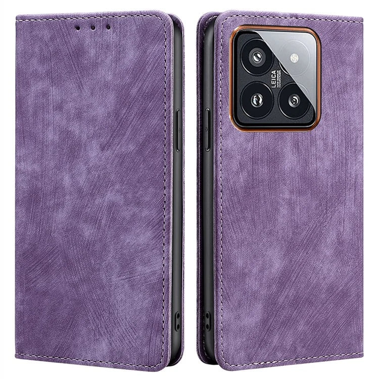 For Xiaomi 14 Pro Case Phone Shell RFID Blocking Wallet Leather Mobile Phone Cover