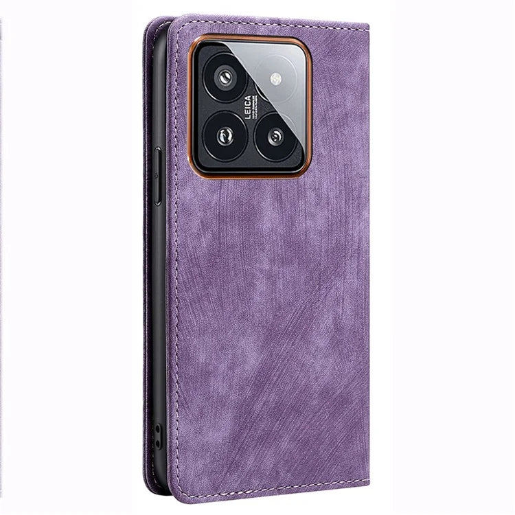 For Xiaomi 14 Pro Case Phone Shell RFID Blocking Wallet Leather Mobile Phone Cover