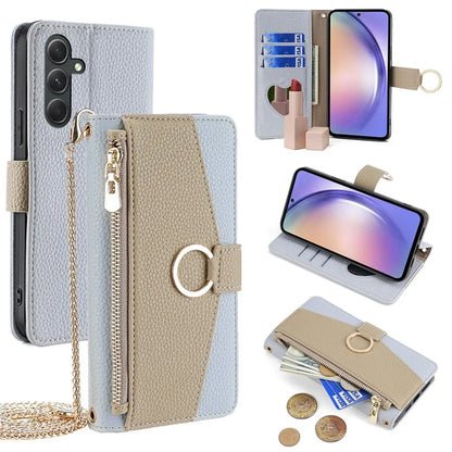For Samsung Galaxy A54 5G Leather Case Wallet Crossbody PU Leather Stand Cover