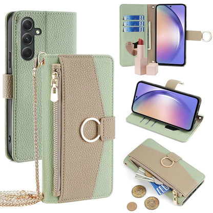 For Samsung Galaxy A54 5G Leather Case Wallet Crossbody PU Leather Stand Cover