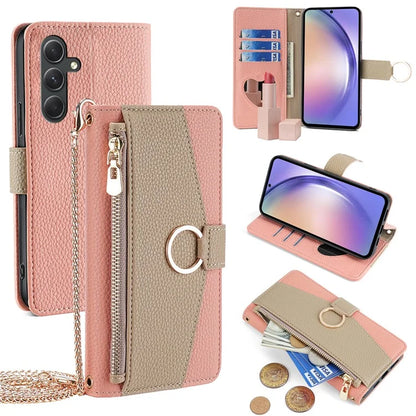 For Samsung Galaxy A54 5G Leather Case Wallet Crossbody PU Leather Stand Cover