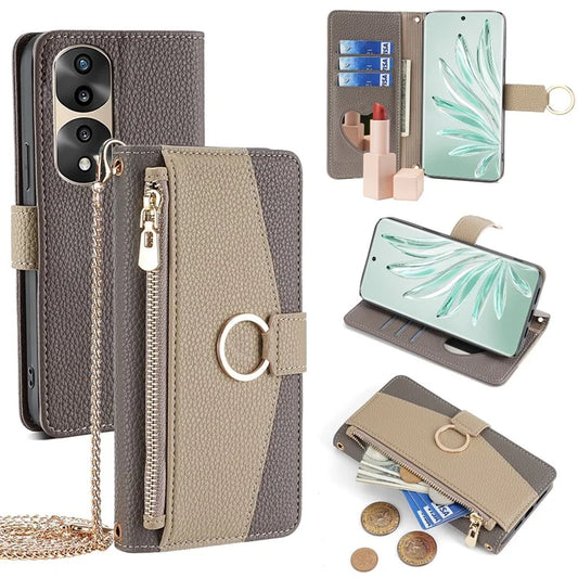 For Honor 70 Pro 5G / 70 Pro+ 5G Case Wallet Stand PU Leather Crossbody Phone Cover