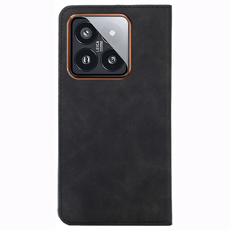 For Xiaomi 14 Pro Case Skin-Touch Feeling PU Leather Stand Card Slots Phone Cover