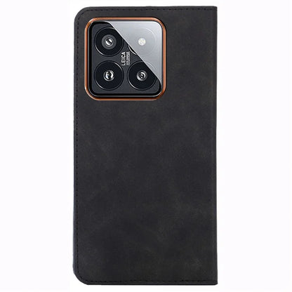 For Xiaomi 14 Pro Case Skin-Touch Feeling PU Leather Stand Card Slots Phone Cover