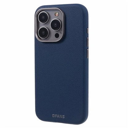 DFANS For iPhone 15 Pro Max Magnetic Case Compatible with MagSafe Leather Coated TPU+PC Cover