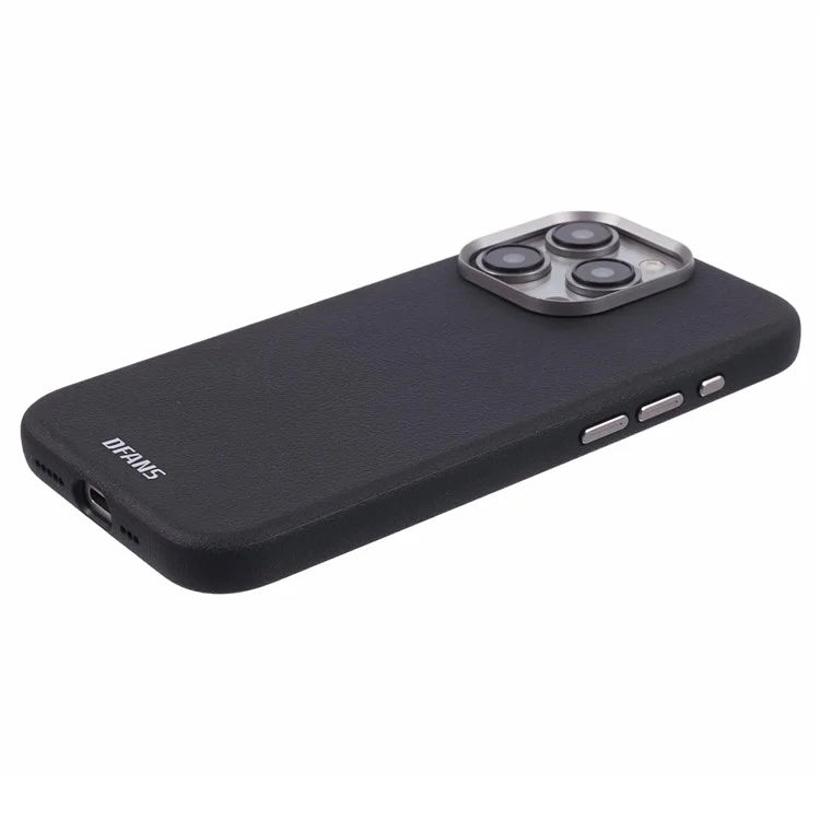 DFANS For iPhone 15 Pro Max Magnetic Case Compatible with MagSafe Leather Coated TPU+PC Cover
