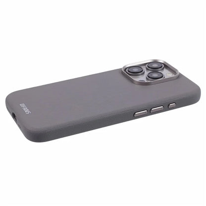 DFANS For iPhone 15 Pro Magnetic Case Leather Back Cover Compatible with MagSafe