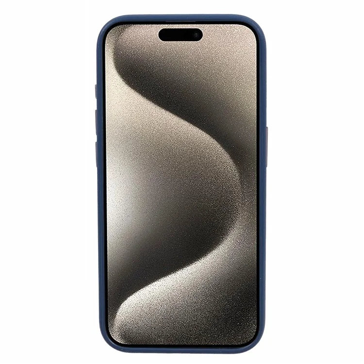 DFANS For iPhone 15 Pro Magnetic Case Leather Back Cover Compatible with MagSafe