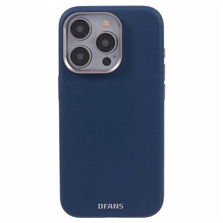 DFANS For iPhone 15 Pro Magnetic Case Leather Back Cover Compatible with MagSafe