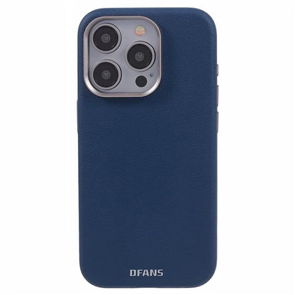 DFANS For iPhone 15 Pro Magnetic Case Leather Back Cover Compatible with MagSafe