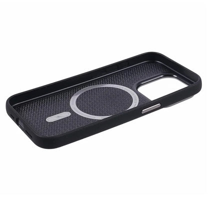 DFANS For iPhone 15 Pro Magnetic Case Leather Back Cover Compatible with MagSafe