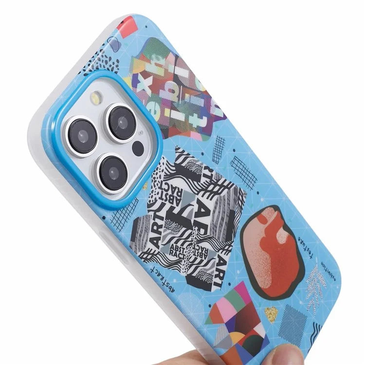 MUTURAL for iPhone 15 Pro Magnetic Case Compatible with MagSafe Soft TPU+PC Phone Back Cover