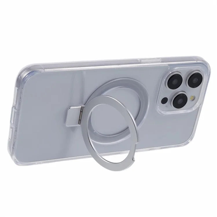 DFANS For iPhone 15 Pro Phone Case Ring Kickstand Cover Compatible with MagSafe