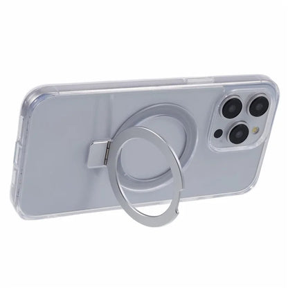 DFANS For iPhone 15 Pro Phone Case Ring Kickstand Cover Compatible with MagSafe