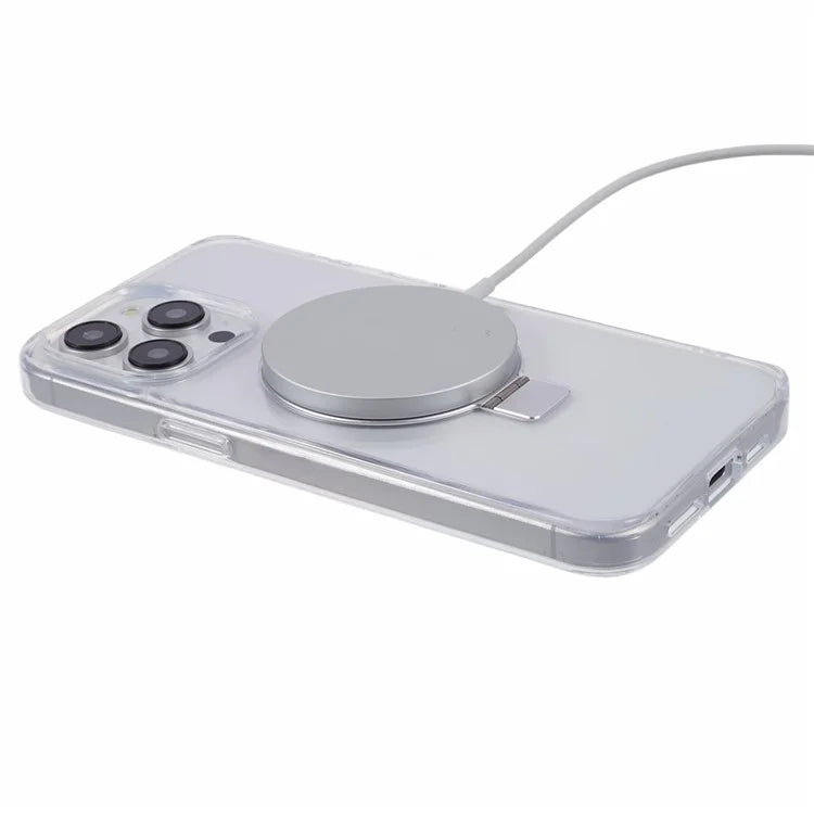 DFANS For iPhone 15 Pro Phone Case Ring Kickstand Cover Compatible with MagSafe