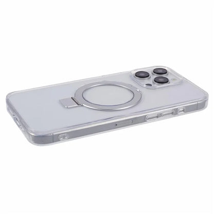 DFANS For iPhone 15 Pro Phone Case Ring Kickstand Cover Compatible with MagSafe