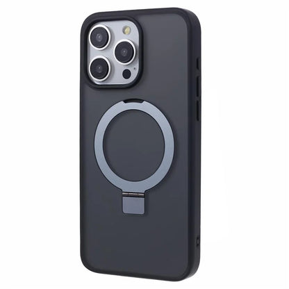 DFANS For iPhone 15 Pro Phone Case Ring Kickstand Cover Compatible with MagSafe