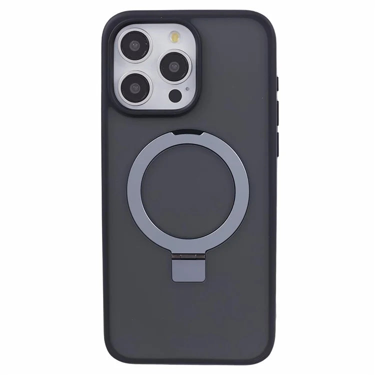 DFANS For iPhone 15 Pro Phone Case Ring Kickstand Cover Compatible with MagSafe