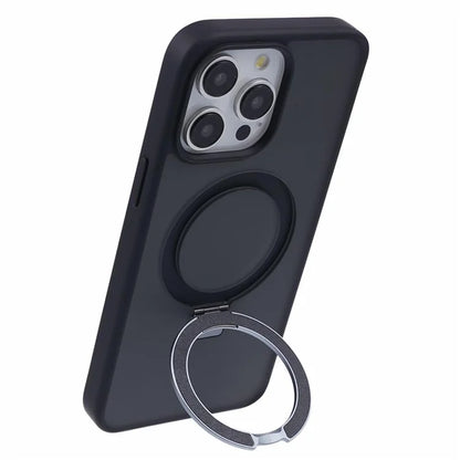 DFANS For iPhone 15 Pro Phone Case Ring Kickstand Cover Compatible with MagSafe