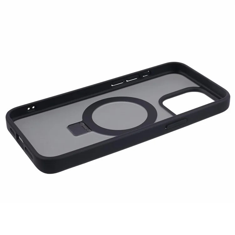 DFANS For iPhone 15 Pro Phone Case Ring Kickstand Cover Compatible with MagSafe