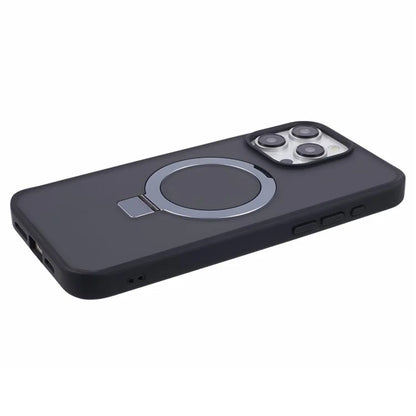 DFANS For iPhone 15 Pro Phone Case Ring Kickstand Cover Compatible with MagSafe
