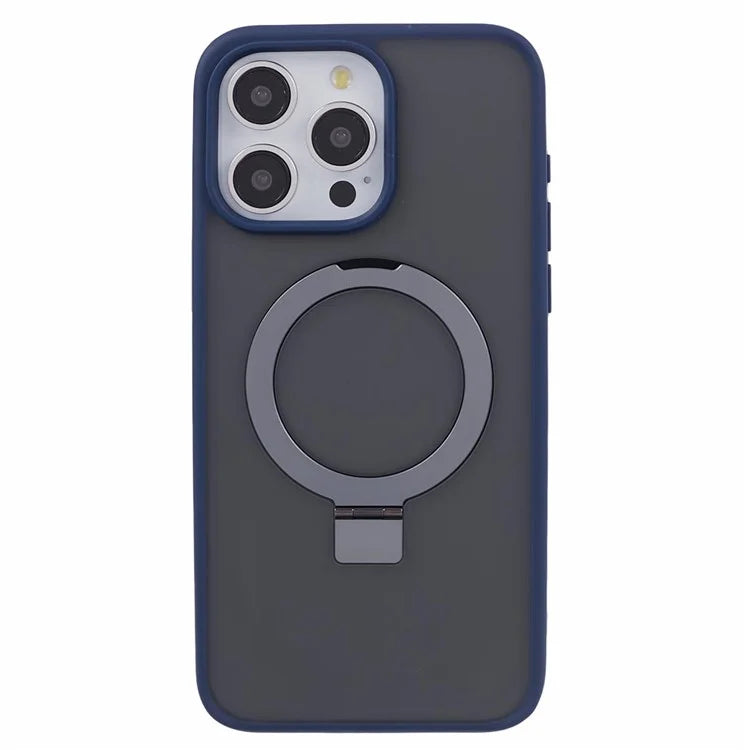 DFANS For iPhone 15 Pro Phone Case Ring Kickstand Cover Compatible with MagSafe