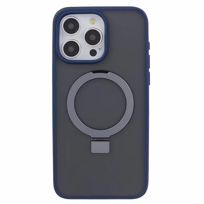 DFANS For iPhone 15 Pro Phone Case Ring Kickstand Cover Compatible with MagSafe