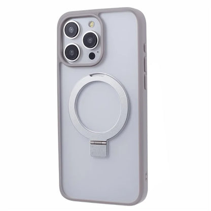 DFANS For iPhone 15 Pro Phone Case Ring Kickstand Cover Compatible with MagSafe