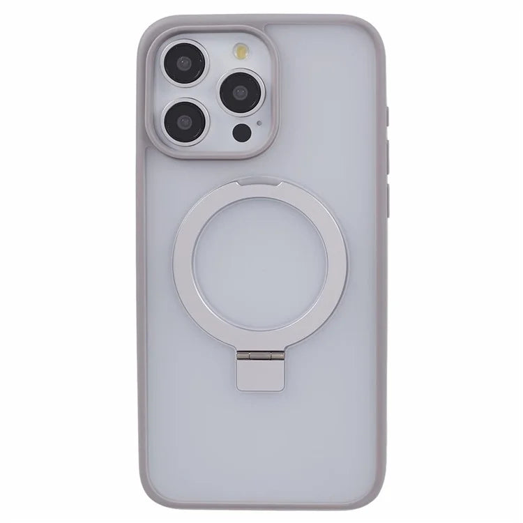 DFANS For iPhone 15 Pro Phone Case Ring Kickstand Cover Compatible with MagSafe