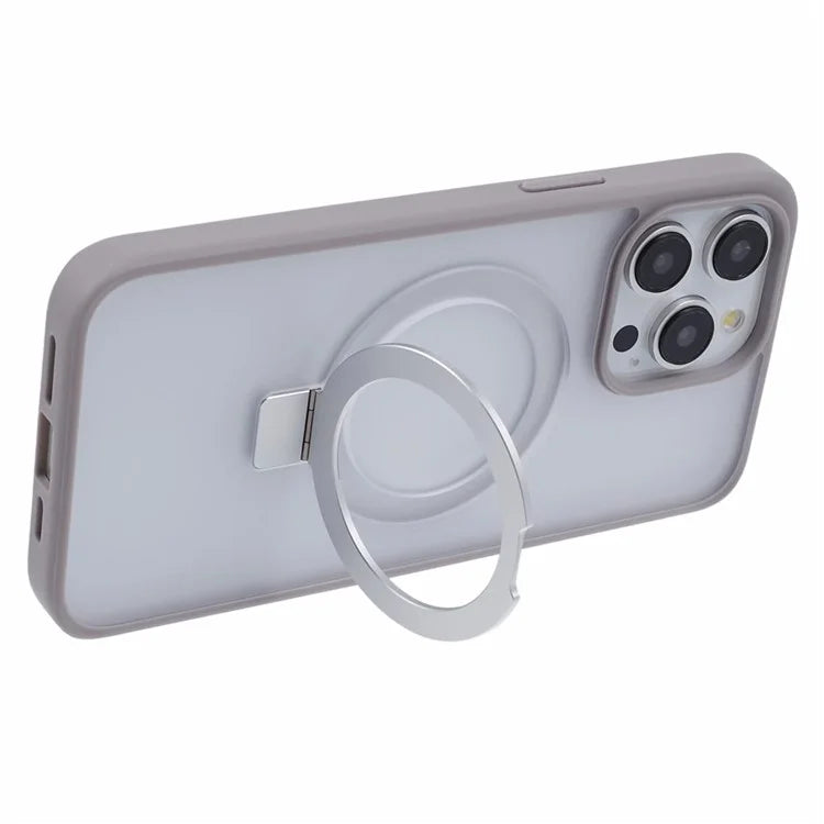DFANS For iPhone 15 Pro Phone Case Ring Kickstand Cover Compatible with MagSafe