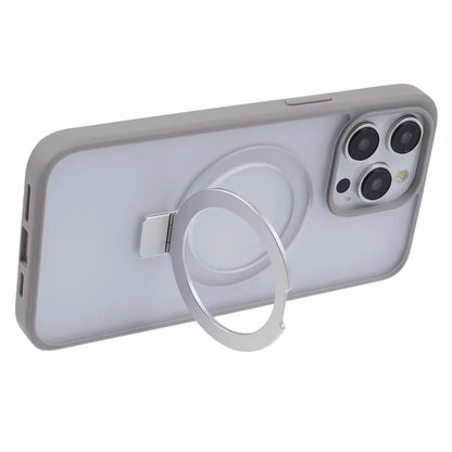 DFANS For iPhone 15 Pro Phone Case Ring Kickstand Cover Compatible with MagSafe