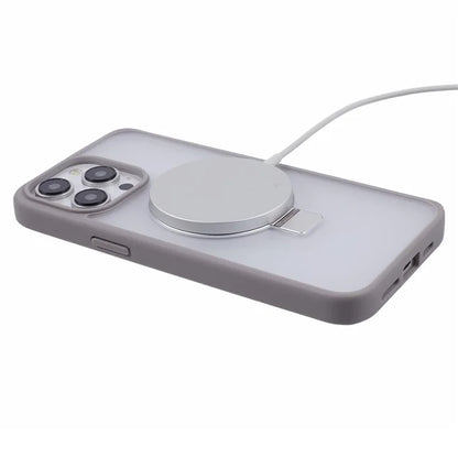 DFANS For iPhone 15 Pro Phone Case Ring Kickstand Cover Compatible with MagSafe