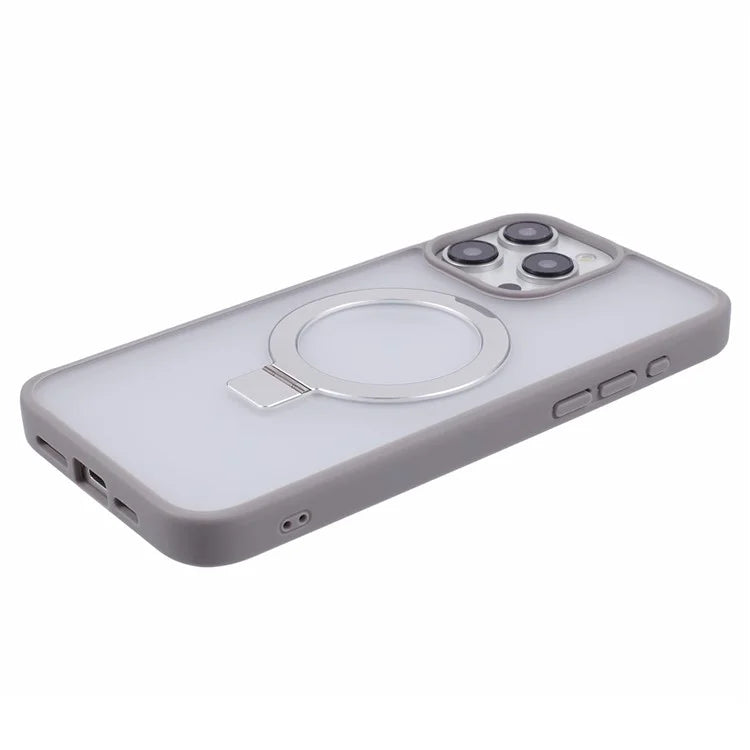 DFANS For iPhone 15 Pro Phone Case Ring Kickstand Cover Compatible with MagSafe
