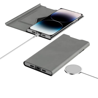 For iPhone 12 Pro Leather Case Stand Card Slots Protective Phone Cover