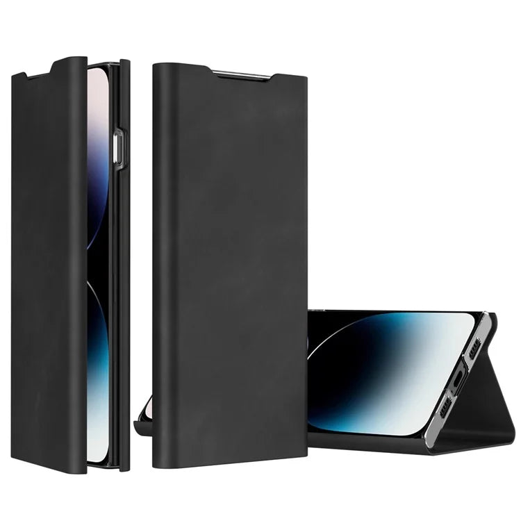 For iPhone 12 Pro Leather Case Stand Card Slots Protective Phone Cover