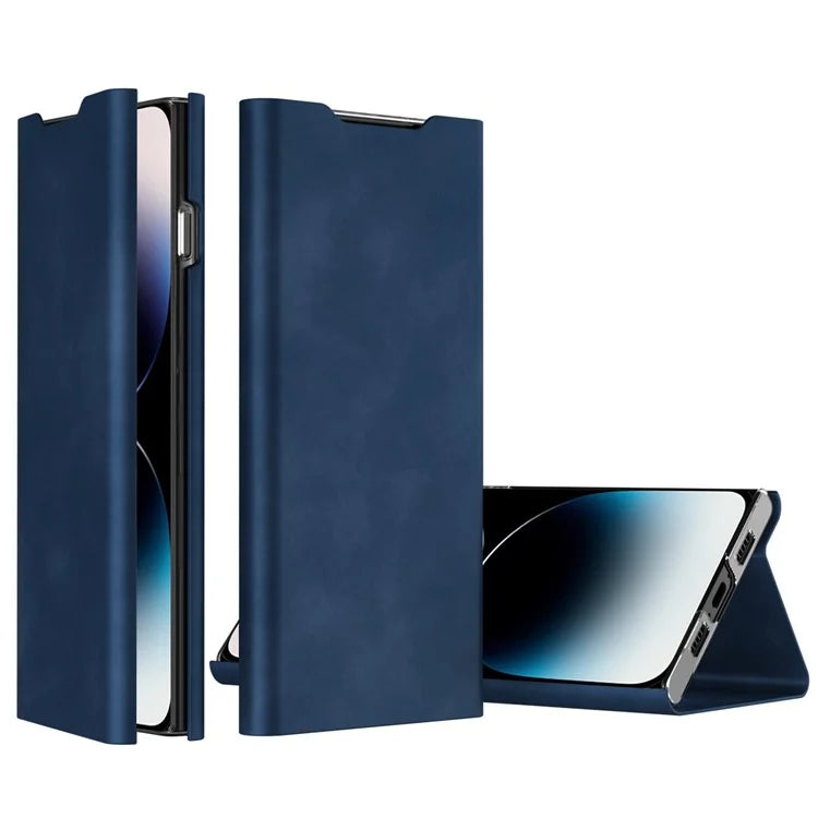 For iPhone 12 Pro Max Case Card Holder Nappa Texture Leather Phone Cover
