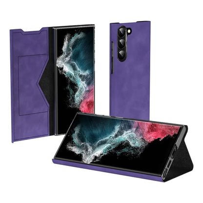 For Samsung Galaxy S22 5G Case Card Holder Stand Phone Leather Cover