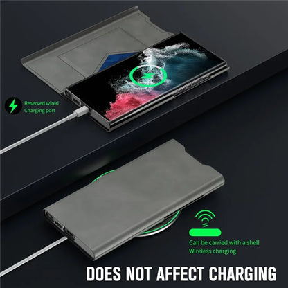 For Samsung Galaxy S22 5G Case Card Holder Stand Phone Leather Cover