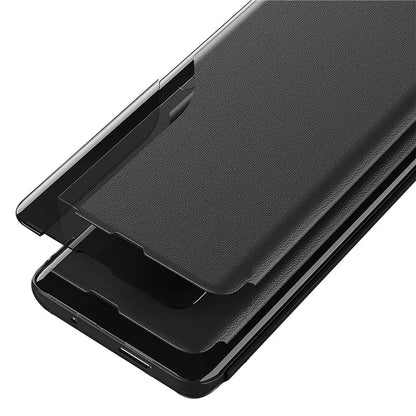 For Xiaomi Redmi 13C 4G / Poco C65 4G Leather Case View Window Stand Cover
