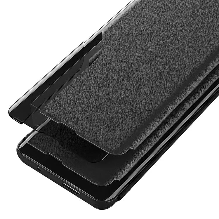 For Xiaomi Redmi 13C 4G / Poco C65 4G Leather Case View Window Stand Cover